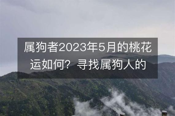 属狗的2023年5月桃花运怎么样