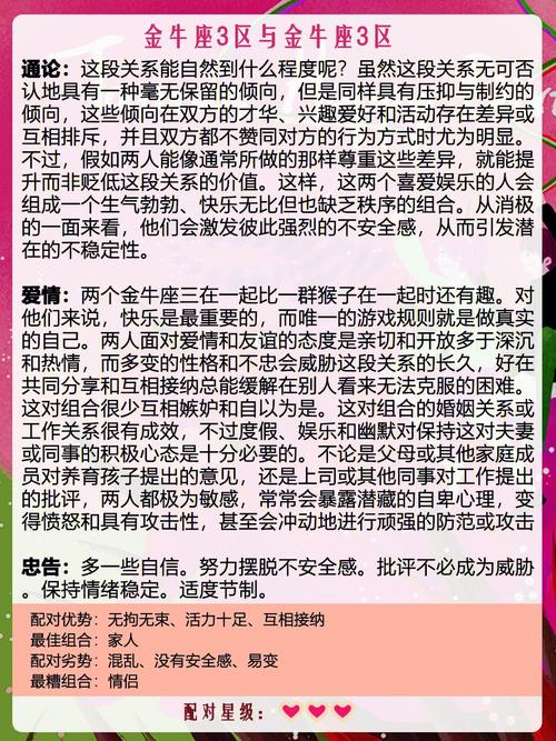 爱情测试 白羊座和金牛座的配对评分、比重、解析