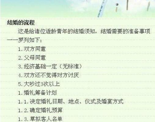 现代入赘的婚礼流程