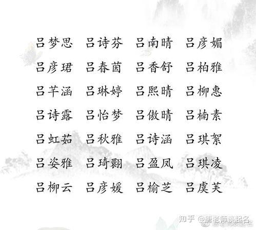 夏侯姓女孩起名大全