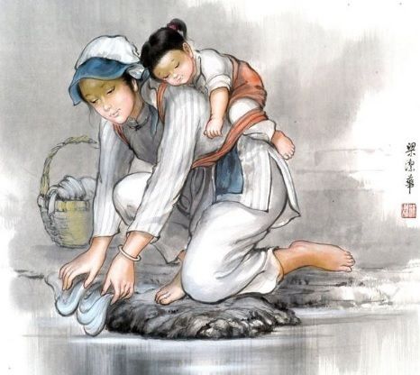 梦见妈妈背着一个小孩