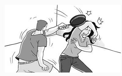 梦见发怒打丈夫