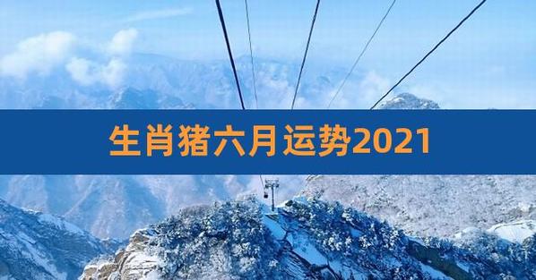 2021年6月属猪人运势