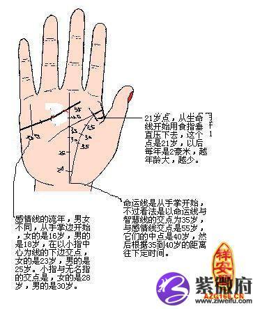 手相算命:命运线看你的人生历程