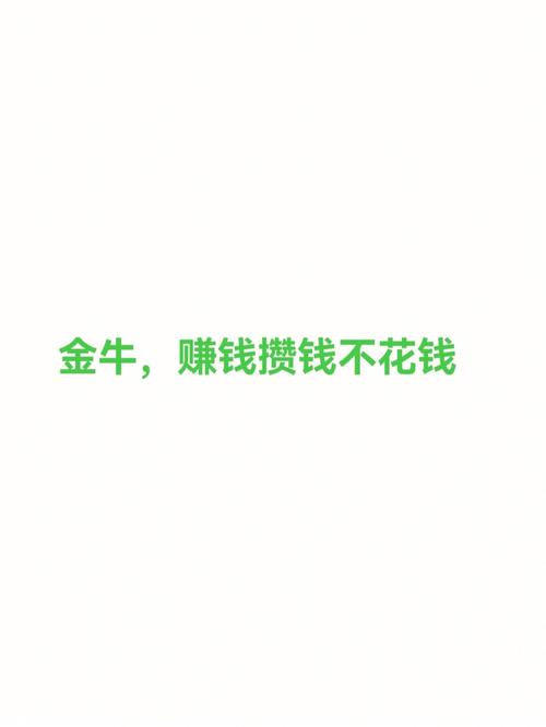 只会赚钱不会花钱的星座男