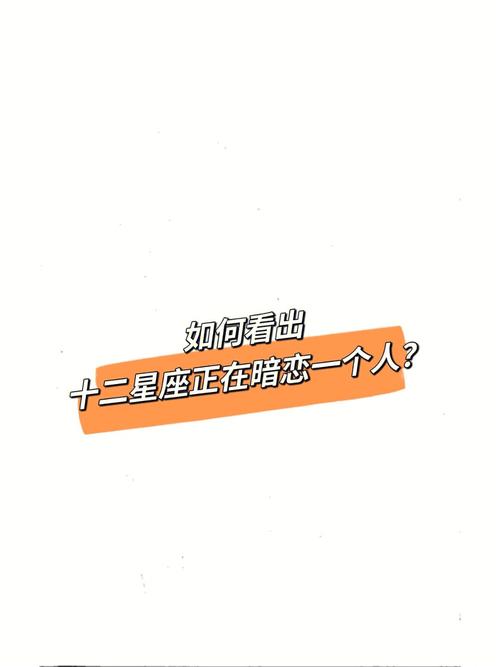 十二星座暗恋你的反应