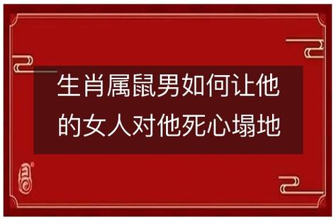 如何让生肖鼠的人对你死心塌地