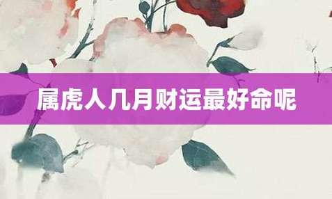 2020属虎人财运最好的月份