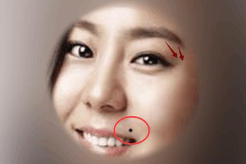 女人右嘴角长痣面相图