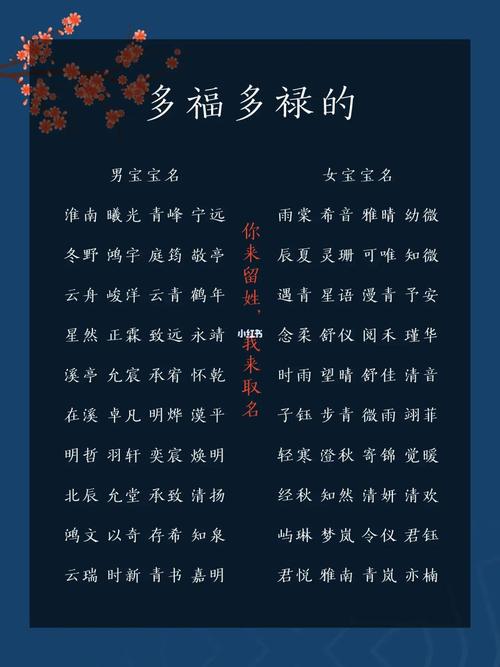 姓禄的男孩名字要叫什么好听