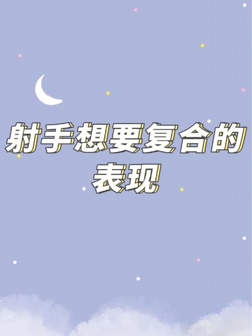 射手男想复合前的试探