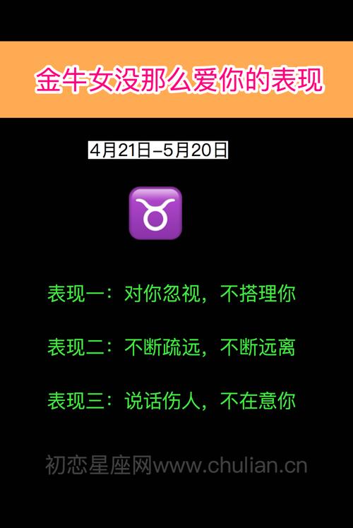 金牛女没那么爱你的表现:对你忽视