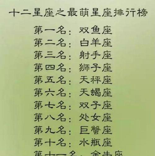 越长越好看的星座女,第一名偷着乐吧