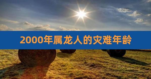 2000年属龙男一生灾难