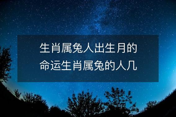 兔年出生的人的命运