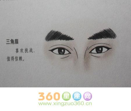 三角眉的面相如何看人