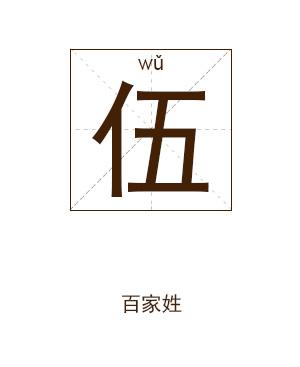姓伍的男孩名字霸气