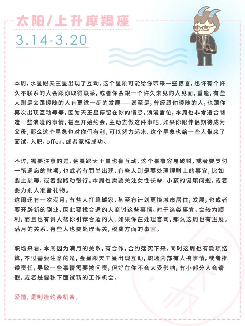 Alex 水瓶座一周运势3.8-3.14