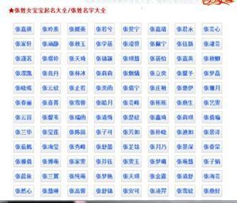 姓张带水带金属猪的男孩名字