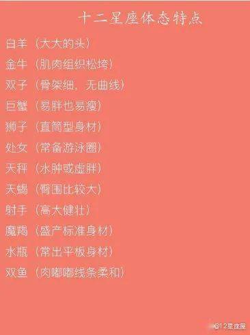 追求凹凸有致 会努力塑造体形的星座女