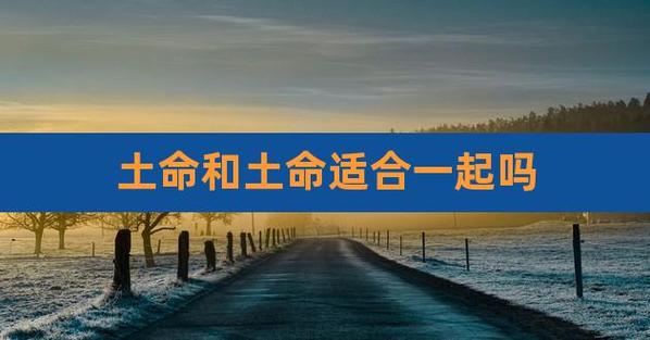 土命和土命在一起好吗