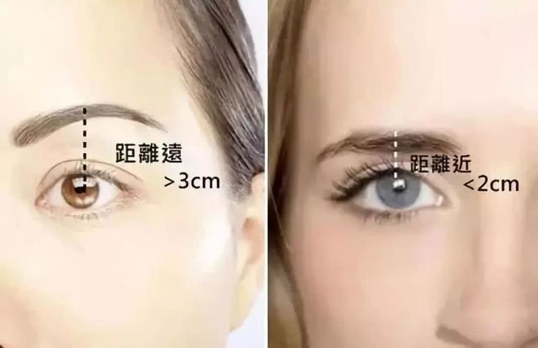 眉毛间距宽的女人面相