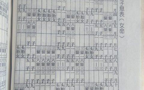 八字中如何看子女