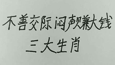 不喜欢交际的生肖们