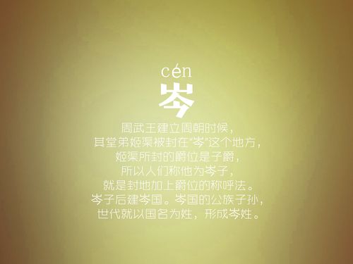名字响亮好记的岑姓男孩名字