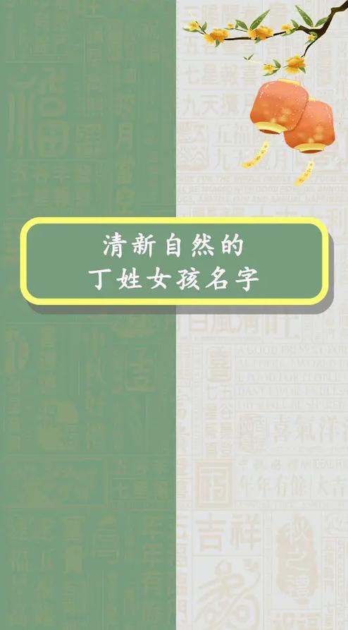 2023年三月初十出生丁姓女孩名字