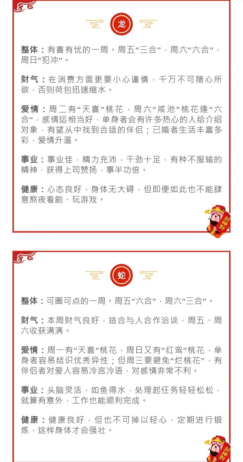 杨清华 十二生肖运势116-122
