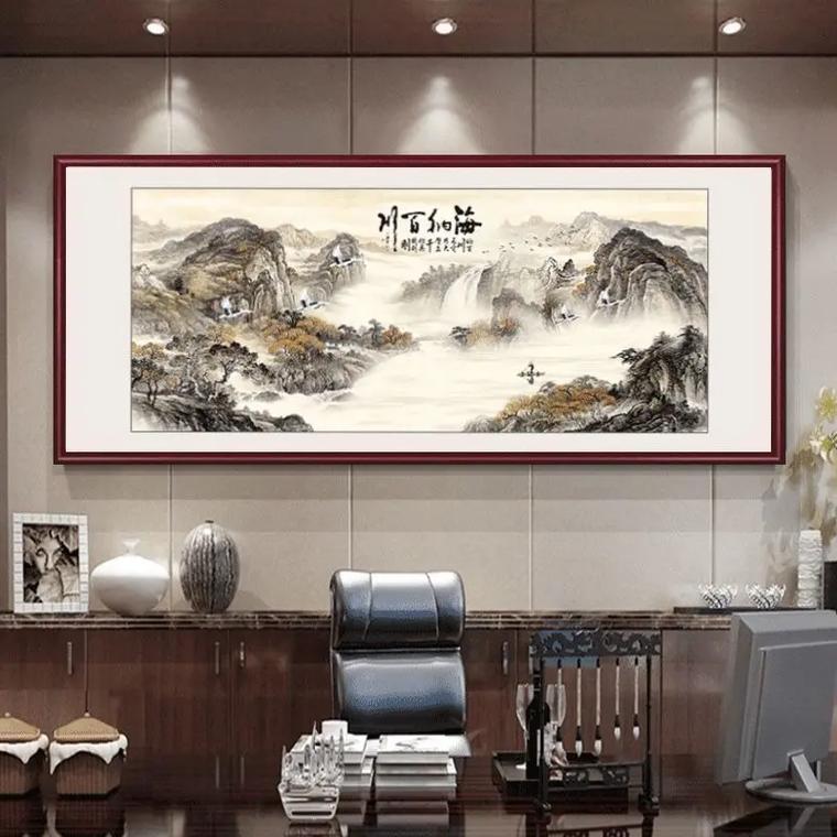 进门见山水画就破财吗