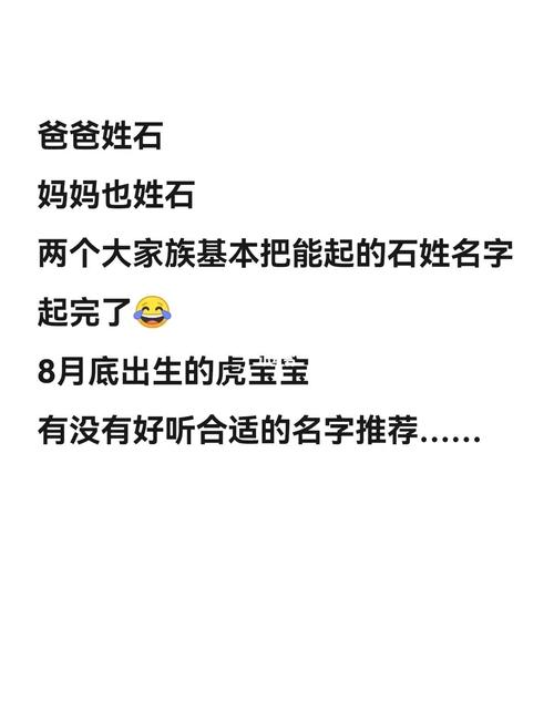 爸姓石妈姓董宝宝名字