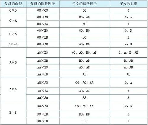 血型与遗传有什么关系