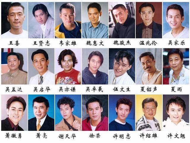香港男艺人名字大全