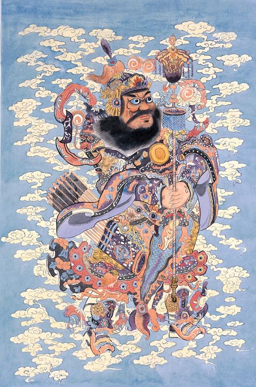 梦见门神在天上飞