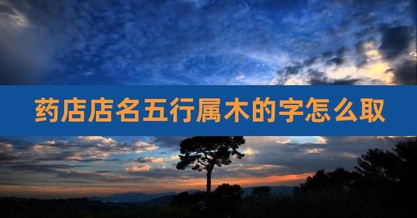 五行属木最吉利的店名