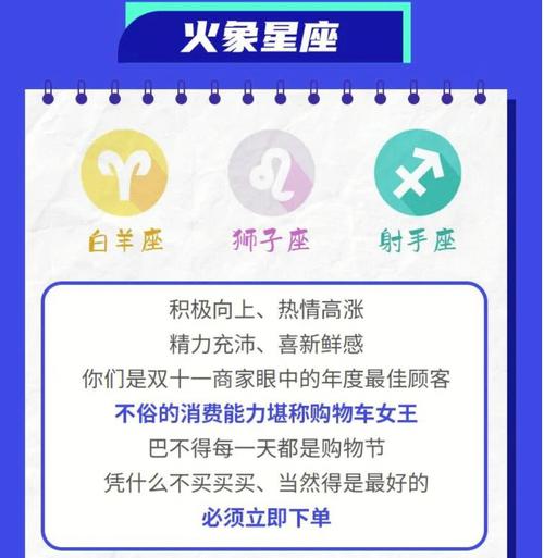 清空十二星座女购物车的难度有多大