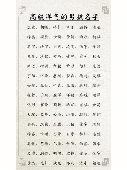 带临字的男孩名字