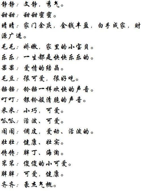 新生宝宝取名字
