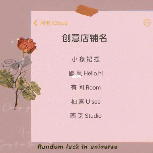 衣服店名怎么取