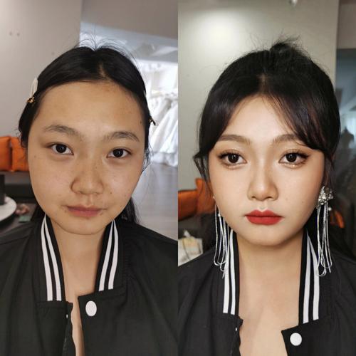 细数那些妆前妆后变化大的生肖女