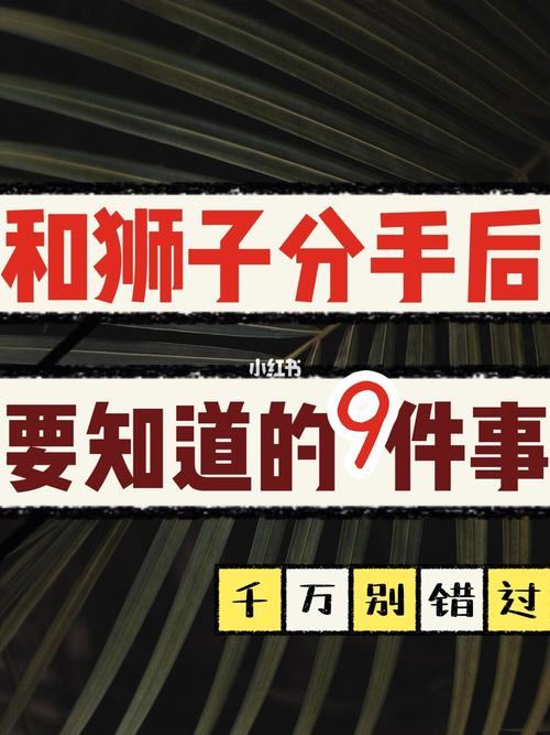 主动跟狮子座分手后