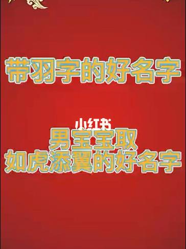带羽字的男孩名字都有哪些