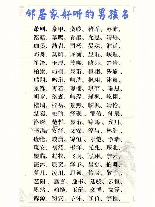 含茂字的男孩名字