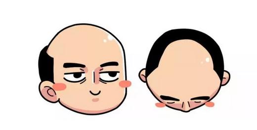 秃头人论相 令人头秃 图