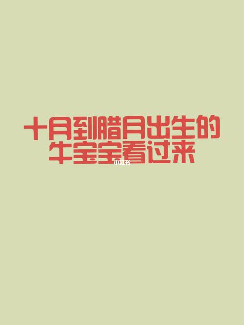 腊月牛宝宝哪天出生好