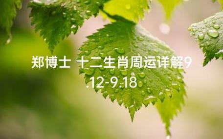 郑博士2021年5月9日生肖运势