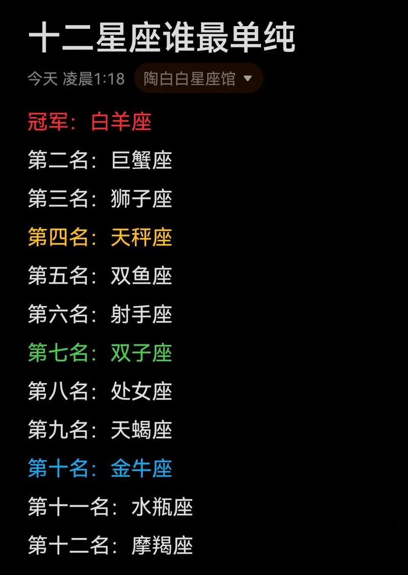 十二星座男人 暧昧对象