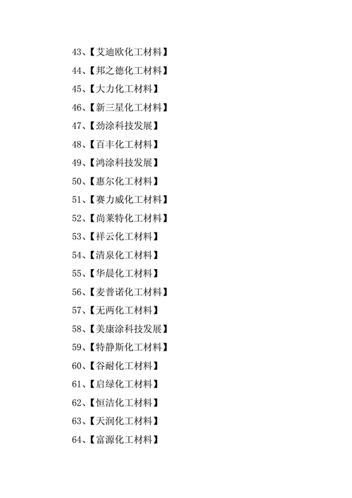海量二字好名:化工贸易公司起名名字推荐